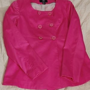 H&M Hot Pink Suit Jacket
